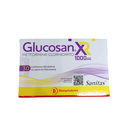 GLUCOSAN XR 1 GR por 30 Comprimidos	