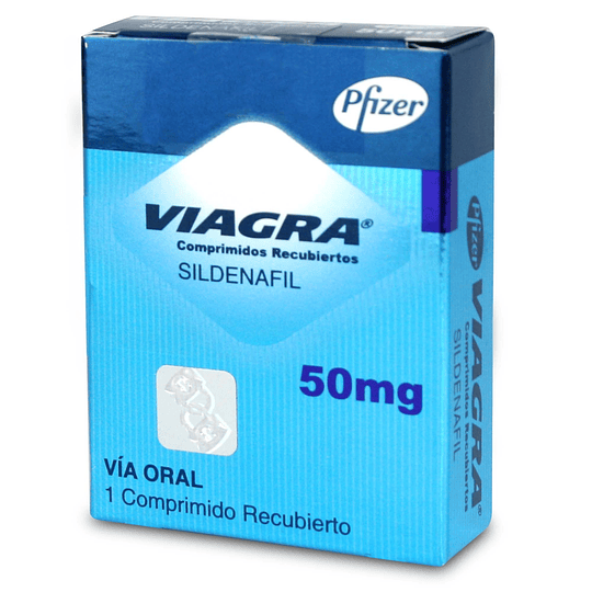 Viagra Sildenafil 50 mg 1 Comprimido Recubierto
