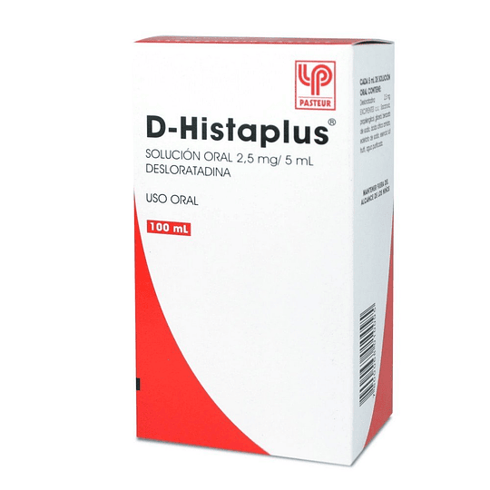D-Histaplus 2.5mg/5ml Solucion Oral Jarabe 100ml