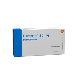 DARAPRIM 25mg por 30 comprimidos
