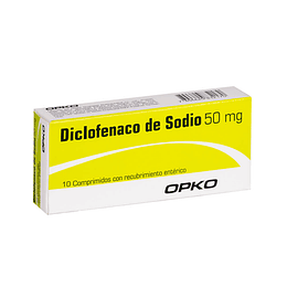 Diclofenaco 50 mg 10 comprimidos 