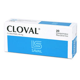 Cloval Clobutinol 40 mg 20 Comprimidos