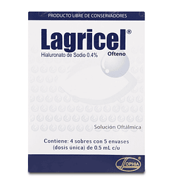 LAGRICEL OFTENO SOL OFT 0,4% X 4 SBR C/ 5 DSS