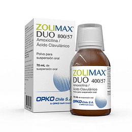 Zolimax Duo 400/57 Amoxicilina 400 mg Polvo Solución Oral 70 mL