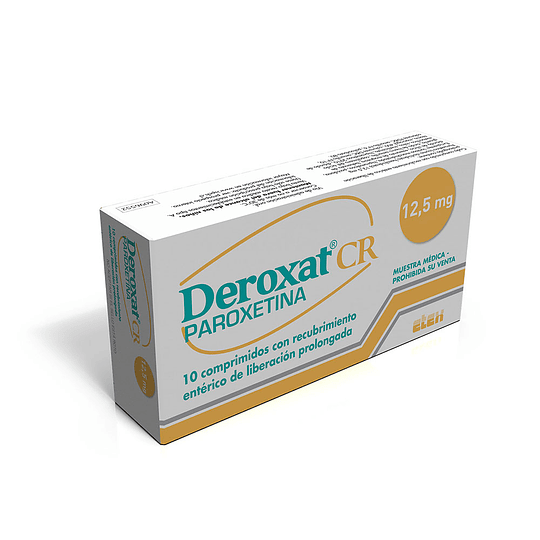 Deroxat CR Paroxetina 25 mg 30 Comprimidos