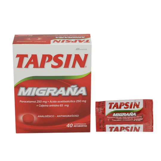 Tapsin Migraña 30 comprimidos