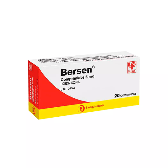 BERSEN Prednisona (B) 5mg 20 Comprimidos
