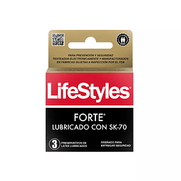 LIFESTYLES Preservativos Forte 3 preservativos