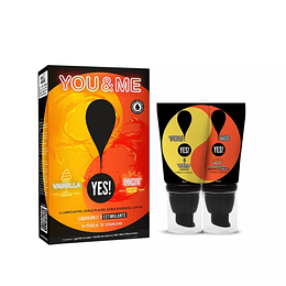 YES! Pack Yes! You & Me Hot 40 ml+ Vanilla 40 ml