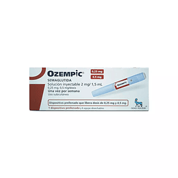 Ozempic Semaglutida 2 mg Solución inyectable  1,5 ml 0,25mg/0,5mg . Despacho solo RM