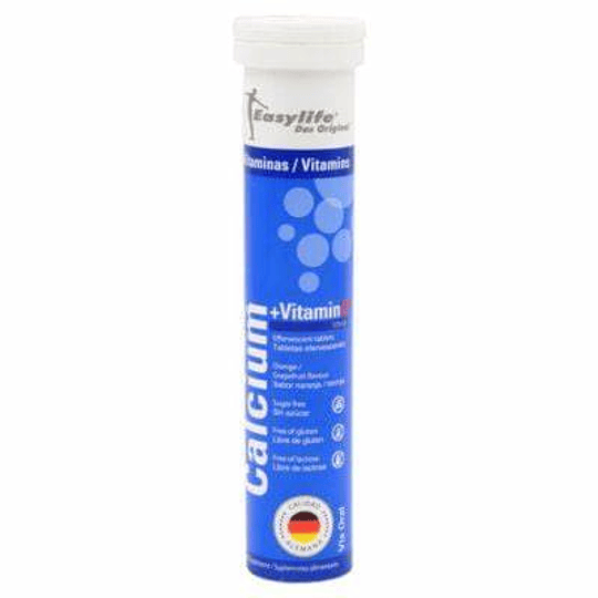 Calcium+Vitamin D, 20 Tabletas Efervescentes