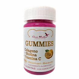 GUMMIES Colágeno, Biotina y Vitamina C, 30 Gomitas  