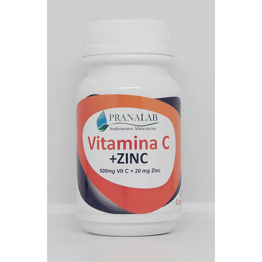 Vitamina C + Zinc, 60 Cápsulas