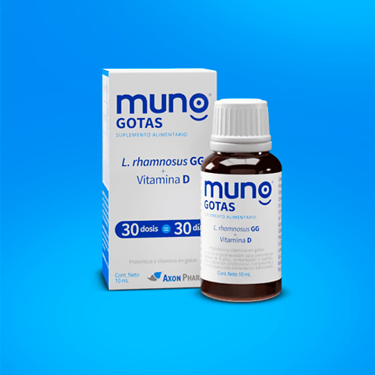 Muno C/Vitamina D3, Solución oral en gotas, 10 ML.