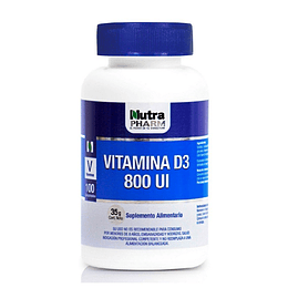 Vitamina D3 800 U.I., 100 Comprimidos