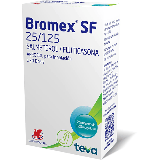 Bromex SF 125/25 microgramos Inhalador de 120 dosis