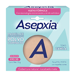 ASEPXIA MAQUILLAJE POLVO CANELA X 10 GR
