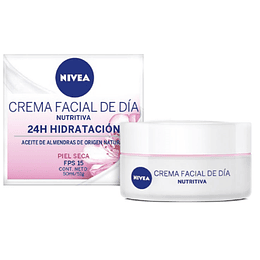 NIVEA VISAGE CREMA DIA HIDRATANTE INTENSIVA PIEL SECA A SENSIBLE 50ML.