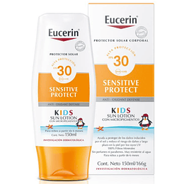 EUCERIN KIDS PROT.SOLAR SUN LOTION CON MICROPIGMENTOS FPS30 PIEL SENSIBLE 150ML