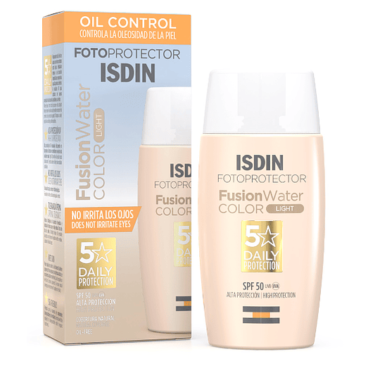 ISDIN FOTOPROTECTOR SPF50 FUSION WATER COLOR LIGHT OIL CONTROL 50ML