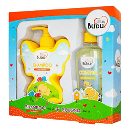 BUBU SHAMPOO MANZANILLA 400ML + COLONIA 240ML