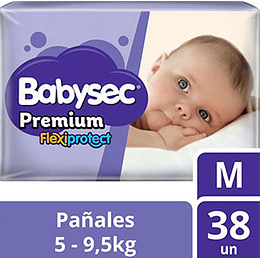 BABYSEC PREMIUM M PANAL X 38