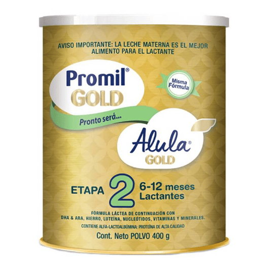 Alula Promil Gold Etapa 2, 6 12 meses lactante 900g