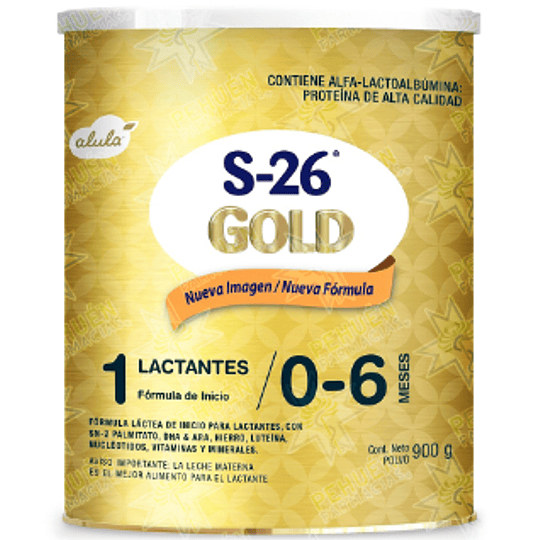 Alula S-26 Gold Etapa 1 Lactantes 0 a 6 meses 900 grs