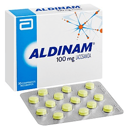 Aldinam comprimidos de 100 mg., envase de 30 comprimidos