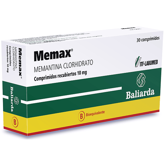 Memax comprimidos de 10 mg., envase de 30 comprimidos