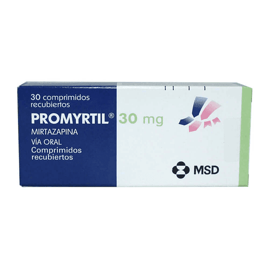 Promyrtil comprimidos de 30 mg., envase de 30 comprimidos