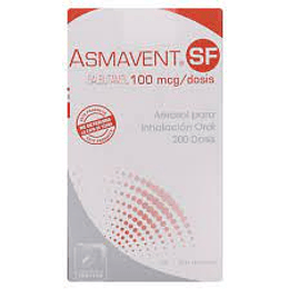 Asmavent SF Inhalador bucal, envase de 200 dosis