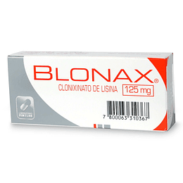 Blonax comprimidos de 125 mgr., envase de 10 comprimidos
