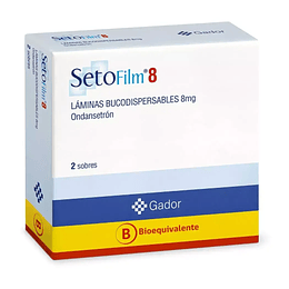 Setofilm (B) 8 mg por 2 Laminas Bucales