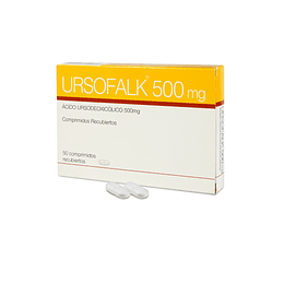 Ursofalk 500 mg por 50 comprimidos recubiertos