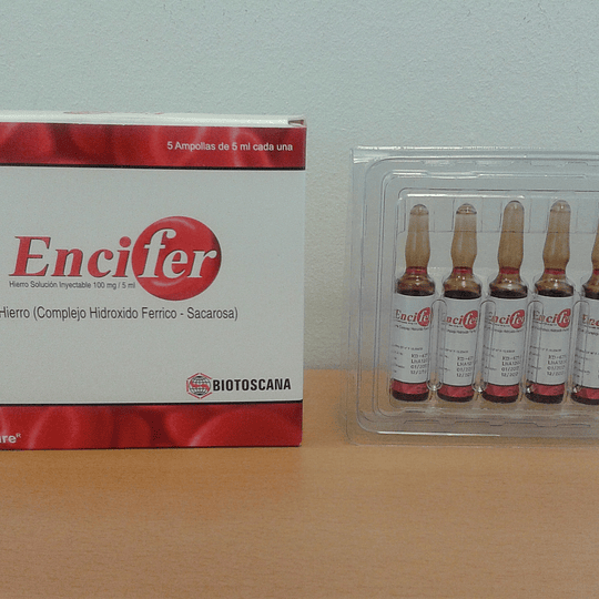 Encifer 100 mg/5 ml por 5 ampollas