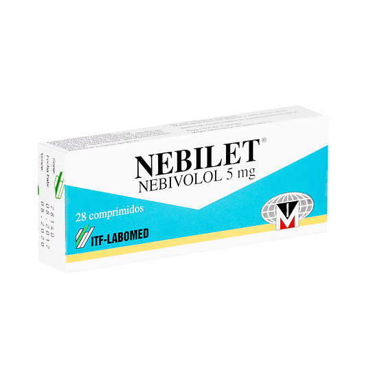 Nebilet com 5 mg x 28