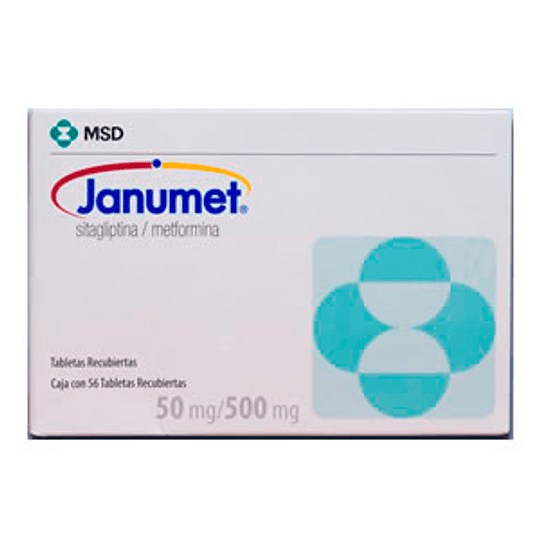 Janumet com 50/ 500 mg x 56