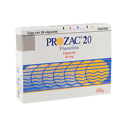 Prozac (R) Fluoxetina 20mg 28 Comprimidos Dispersables