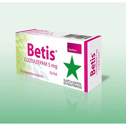 Betis 5 mg 30 comprimidos (Disponible sólo para compra en Local)