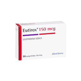 Eutirox 150 mcg 50 comprimidos