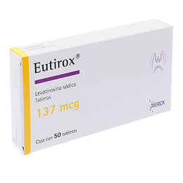 Eutirox 137 mcg 50 comprimidos
