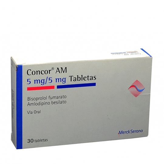 Concor AM com 5 mg / 5 mg  30 Tabletas
