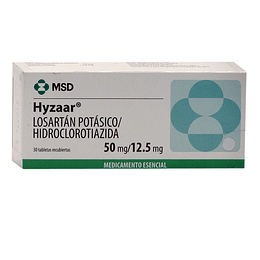 Hyzaar 50 / 12,5 mg 30 comprimidos