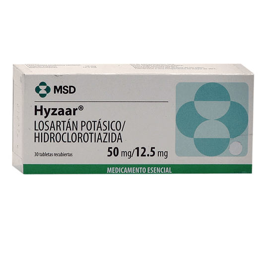 Hyzaar 50 / 12,5 mg 30 comprimidos