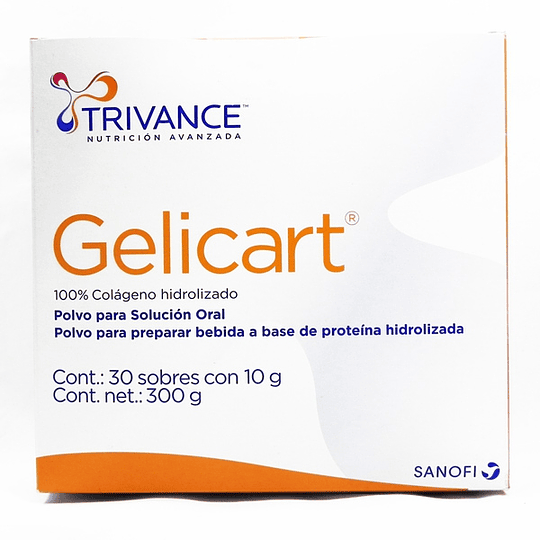 Gelicart 10 gramos  30 sobres