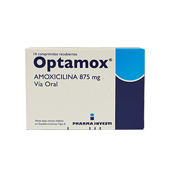 Optamox 875 mg 14 comprimidos