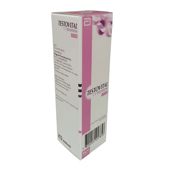 Testovital Testosterona 1% Gel Tópico 30g