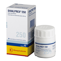 Divalprex Tableta Recubierta 250 Mg por 50 unidades