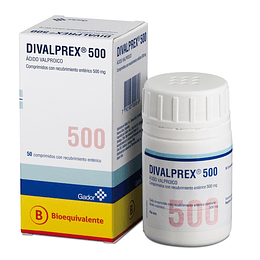 Divalprex Tableta Recubierta 500 Mg por 50 unidades